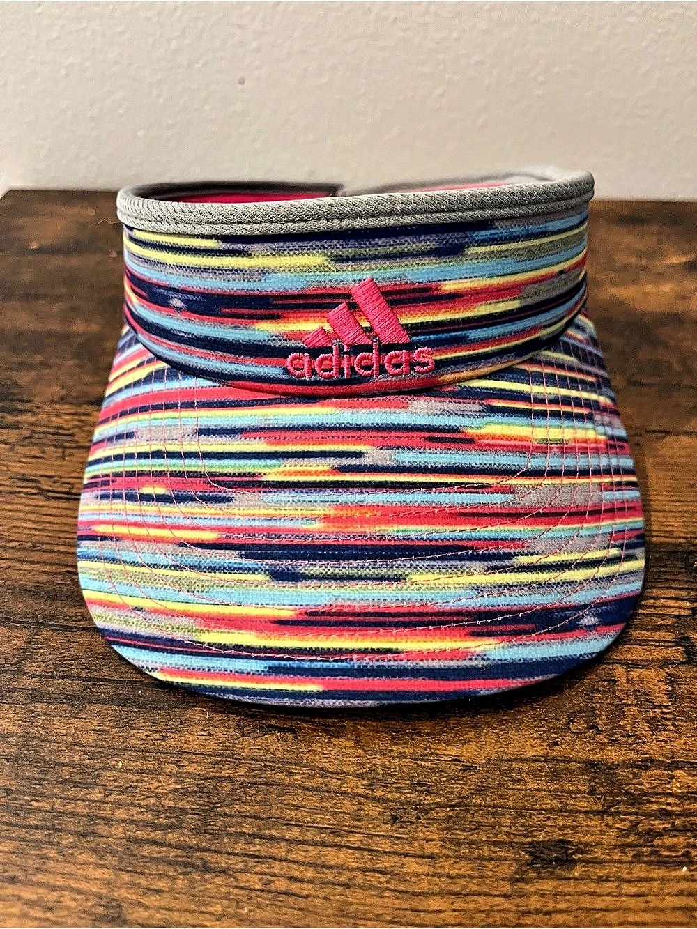 adidas climacool Multicolor & Pink Striped Visor